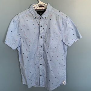 Report Collection Button-Up Tee